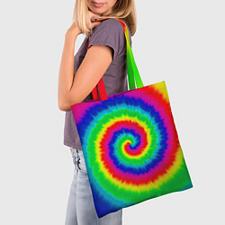 Сумка-шопер Tie dye, цвет: 3D-принт — фото 2