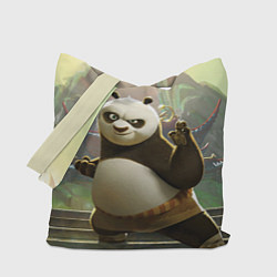 Сумка-шопер Кунг фу панда, цвет: 3D-принт