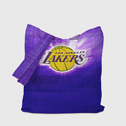 Сумка-шопер Los Angeles Lakers, цвет: 3D-принт