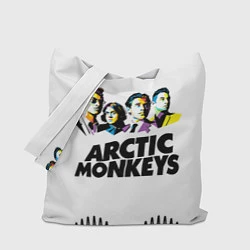 Сумка-шопер Arctic Monkeys: Music Wave, цвет: 3D-принт