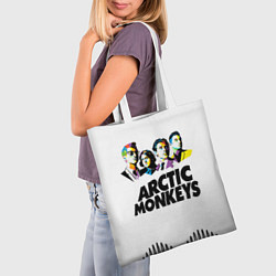 Сумка-шопер Arctic Monkeys: Music Wave, цвет: 3D-принт — фото 2