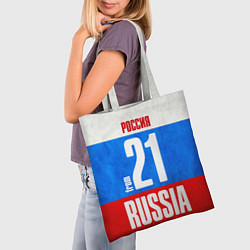 Сумка-шопер Russia: from 21, цвет: 3D-принт — фото 2