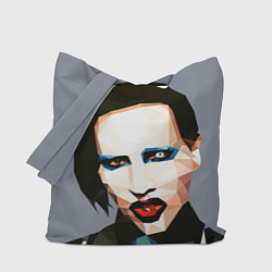 Сумка-шопер Mаrilyn Manson Art, цвет: 3D-принт