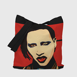 Сумка-шопер Mаrilyn Manson, цвет: 3D-принт