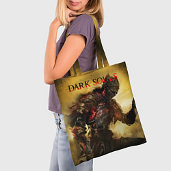 Сумка-шопер Dark Souls: Braveheart, цвет: 3D-принт — фото 2