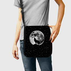 Сумка на плечо Лунный волк, цвет: 3D-принт — фото 2