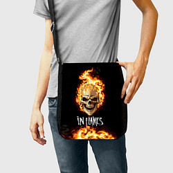 Сумка на плечо In Flames, цвет: 3D-принт — фото 2