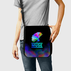 Сумка на плечо Muse: Neon Flower, цвет: 3D-принт — фото 2