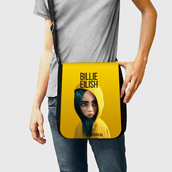 Сумка на плечо BILLIE EILISH: Yellow Girl, цвет: 3D-принт — фото 2