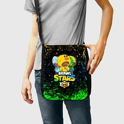 Сумка на плечо BRAWL STARS LEON SKINS, цвет: 3D-принт — фото 2