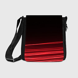 Сумка на плечо Красное и Черное, цвет: 3D-принт