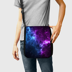 Сумка на плечо NEON GALAXY НЕОНОВЫЙ КОСМОС, цвет: 3D-принт — фото 2