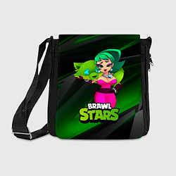 Сумка на плечо LOLA BRAWLSTARS dark green, цвет: 3D-принт