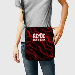Сумка на плечо ACDC Разряды молнии, цвет: 3D-принт — фото 2