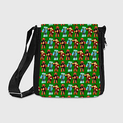 Сумка на плечо Minecraft heros pattern, цвет: 3D-принт