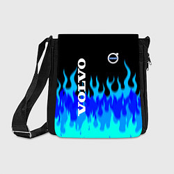 Сумка на плечо Volvo размытый огонь, цвет: 3D-принт