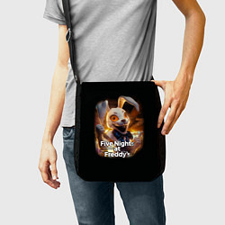 Сумка на плечо Five Nights at Freddys: Security Breach - Ванни, цвет: 3D-принт — фото 2
