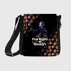 Сумка на плечо Five Nights at Freddys Луна паттерн, цвет: 3D-принт