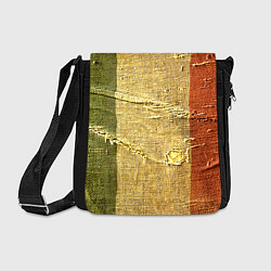 Сумка на плечо Флаг Италии Мешковина Flag of Italy Burlap, цвет: 3D-принт