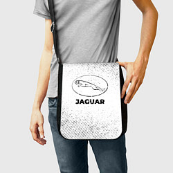 Сумка на плечо Jaguar с потертостями на светлом фоне, цвет: 3D-принт — фото 2