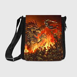 Сумка на плечо Dark Souls: Fire Dragon, цвет: 3D-принт