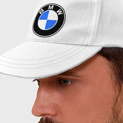 Бейсболка Logo BMW, цвет: белый — фото 2