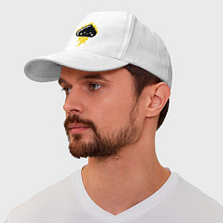 Бейсболка Тучка Аниме, цвет: белый — фото 2