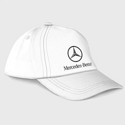 Бейсболка Logo Mercedes-Benz, цвет: белый