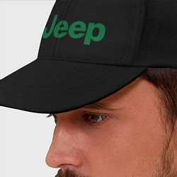 Бейсболка Logo Jeep, цвет: черный — фото 2