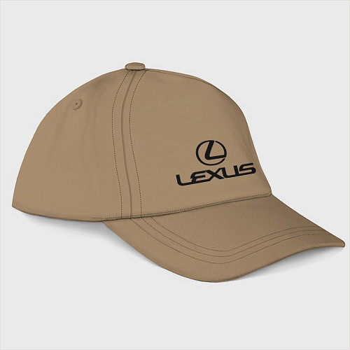 Бейсболка Lexus logo / Миндальный – фото 3