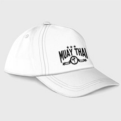 Бейсболка Muay thai boxing, цвет: белый