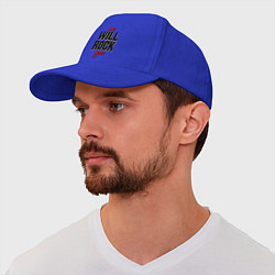 Бейсболка We will rock you!, цвет: синий — фото 2