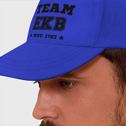 Бейсболка Team EKB est. 1723, цвет: синий — фото 2