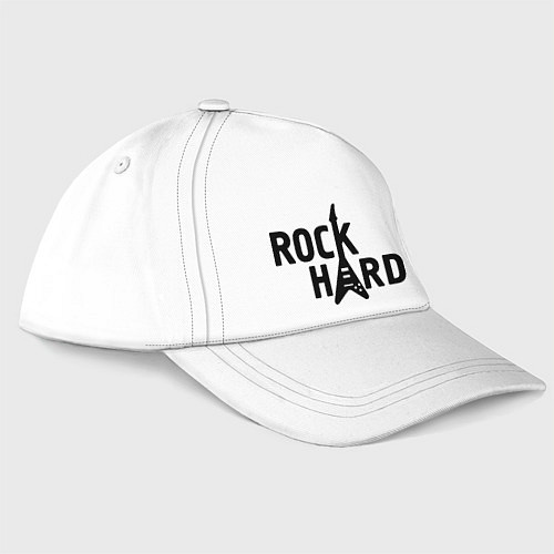 Бейсболка Rock hard / Белый – фото 3