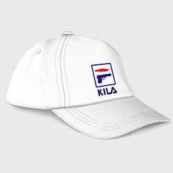 Бейсболка Kila Fila, цвет: белый