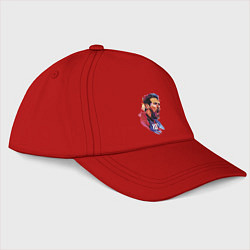 Бейсболка Lionel Messi Barcelona Argentina Football, цвет: красный