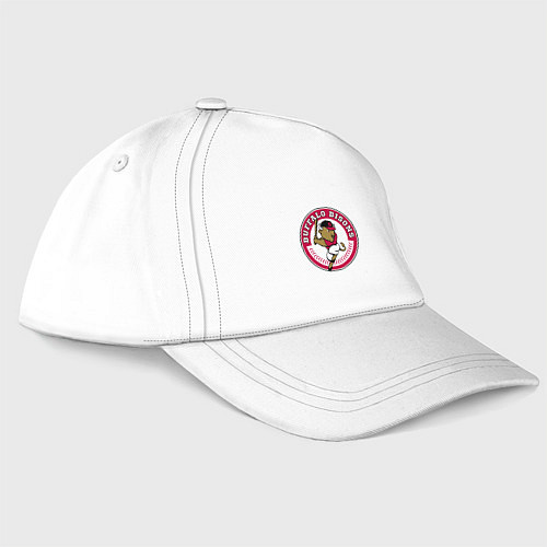 Бейсболка Buffalo Bisons - baseball team / Белый – фото 3