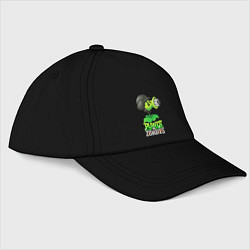 Бейсболка Plants vs Zombies Горохомёт, цвет: черный