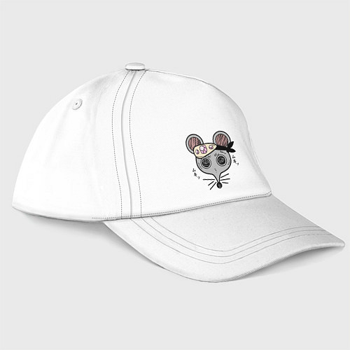 Бейсболка Клинок, рассекающий демонов Мыши-ниндзя Шиноби Kim / Белый – фото 3