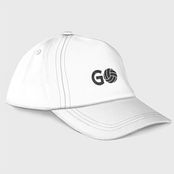 Бейсболка Go Volleyball, цвет: белый