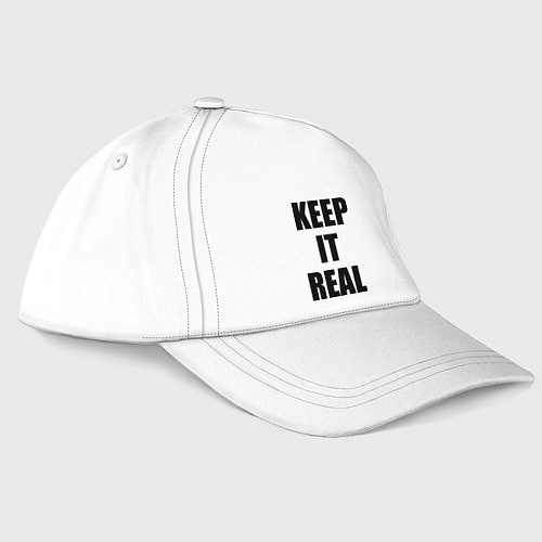 Бейсболка Keep it real / Белый – фото 3