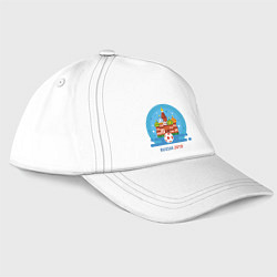 Бейсболка 2018 - Russia, цвет: белый