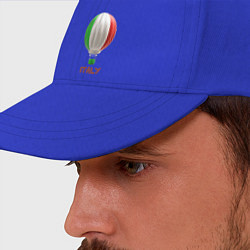 Бейсболка 3d aerostat Italy flag, цвет: синий — фото 2