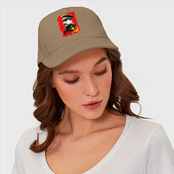 Бейсболка СССР - Сталин, цвет: миндальный — фото 2