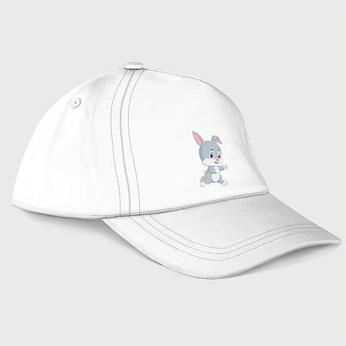 Бейсболка Bunny Run / Белый – фото 3