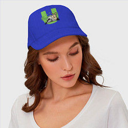 Бейсболка Skull & Rabbit, цвет: синий — фото 2