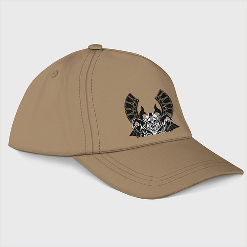 Бейсболка Глаза самурая / Миндальный – фото 3