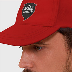 Бейсболка Beard enabler, цвет: красный — фото 2