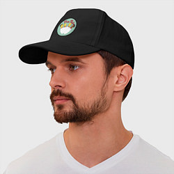 Бейсболка Simpsons bowling, цвет: черный — фото 2