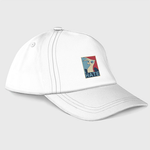 Бейсболка Hate bird / Белый – фото 3